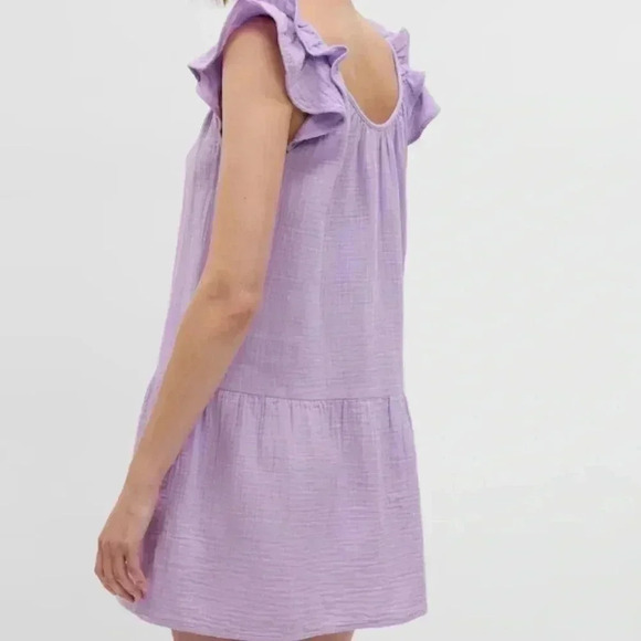 GAP Crinkle Gauze Mini Dress NWT - Picture 4 of 8